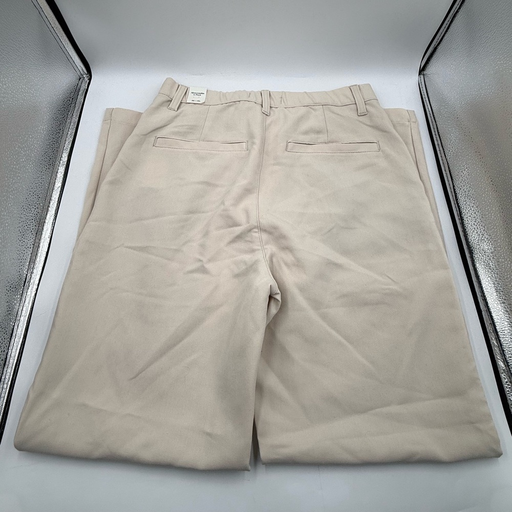 Abercrombie & Fitch Sloane Tailored Wide Leg Crossover Pant - Picture 5 of 10